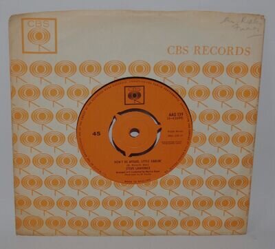 Steve Lawrence – Don’t Be Afraid, Little Darlin - 1963 Vinyl 7" Single - AAG 139