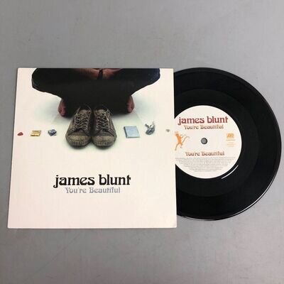 James Blunt You're Beautiful 7'' Vinyl Single ATO207 Atlantic Records 2005 -CP