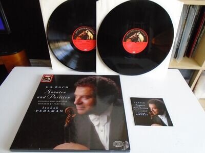 J.S Bach Sonatas & Partitas - Itzhak Perlman 2 Vinyl LP box M- 7494831