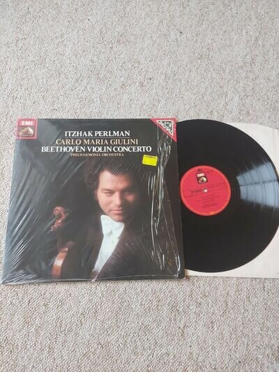 Beethoven - Itzhak Perlman - Violin Concerto - UK Digital HMV ASD 4059 LP 1981