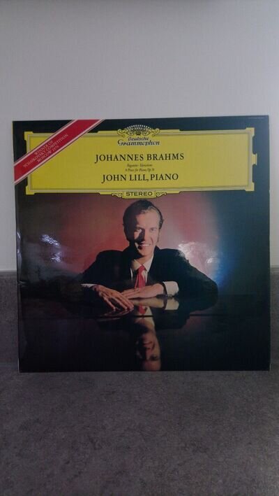 Johannes Brahms "Paganini Variations" John Lill Piano 1970 DG Vinyl LP #2530 059