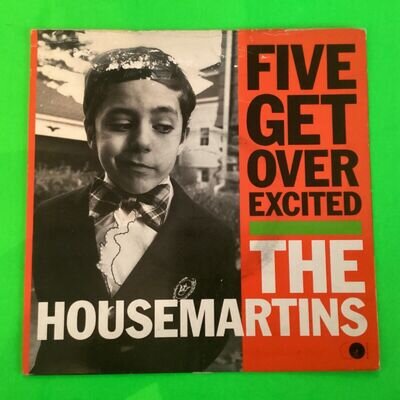 The Housemartins 7” Vinyl Single “ Five Get Over Excited “ 1987 Paul Heaton P/S