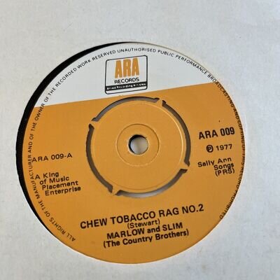 Marlow and Slim - Chew Tobacco Rag No.2. ARA Records. NM/NM