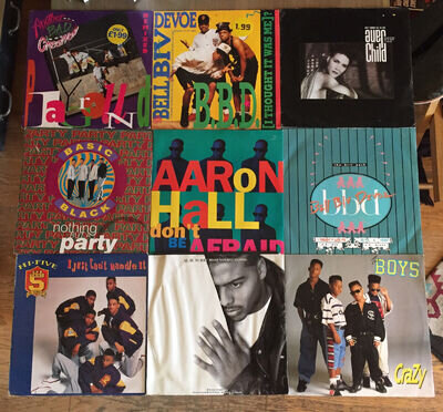 R&B Swing 9 x 12" Vinyl Job Lot Early 90s Al B Sure Hi Five Bell Biv Devoe