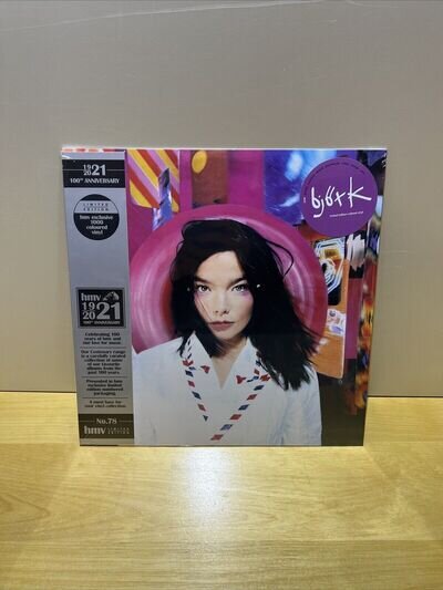 Bjork Post Ltd Edition HMV Coloured Vinyl Record LP Ltd To 1000 Copies