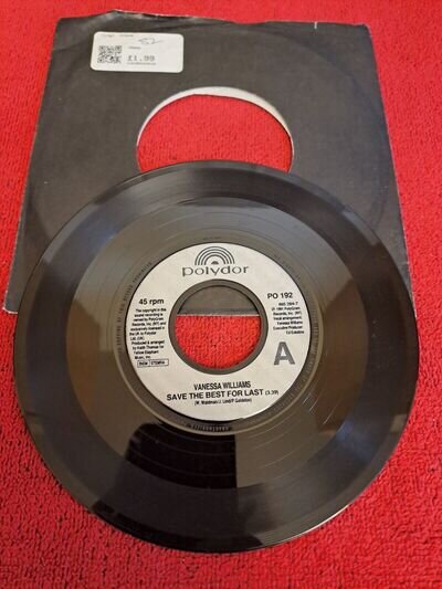 Vanessa Williams - Save The Best For Last - 7" Vinyl (B18)