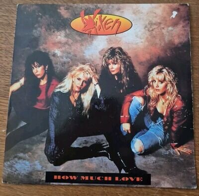 Vixen – How Much Love -MT 87 -7" Vinyl Record Single -1990 (348) EX-/EX-