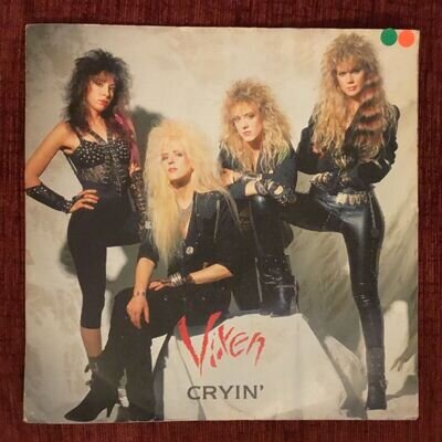 Vixen- Cryin- Desperate- EMI Records 7” 1988