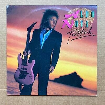 ALDO NOVA TWITCH LP 1985 WITH INNER SLEEVE - light shelf wear on cover