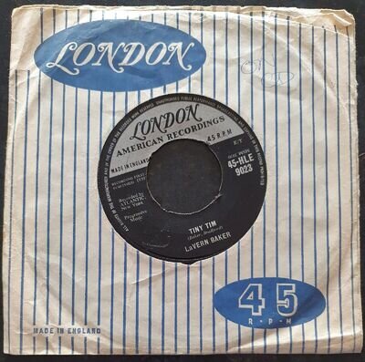 LAVERN BAKER - Tiny Tim/For Love of You - London - HLE 9023 - G