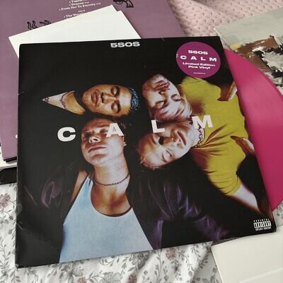 5SOS – Calm Vinyl Record PINK 2020 / RARE / 5 Seconds Of Summer