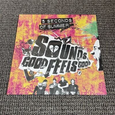 5 Seconds Of Summer – Sounds Good Feels Good Vinyl Record SEALED GREEN Numbered