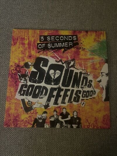 5SOS 5 Seconds Of Summer- Sounds Good Feels Good Black Vinyl Record Album