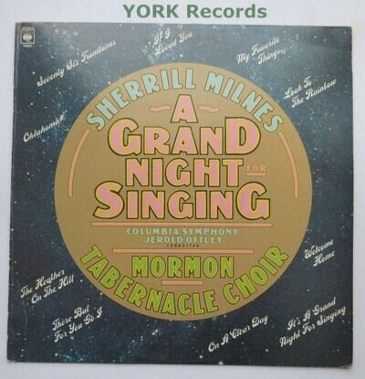 MORMON TABERNACLE CHOIR - A Grand Night For Singing - Ex Con LP Record CBS 73867