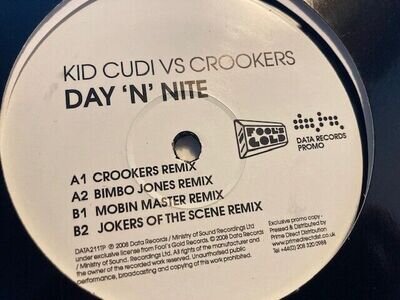 Kid Cudi Vs. Crookers ‎– Day 'N' Nite 12"