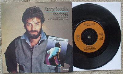 Kenny Loggins - Footloose / Swear Your Love - EX- Brown Injection UK 45 + PS