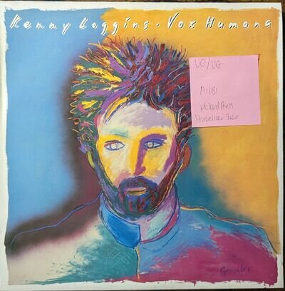 Kenny Loggins Vox Humana Vinyl Record VG/VG CBS 26221 1985 1st Press