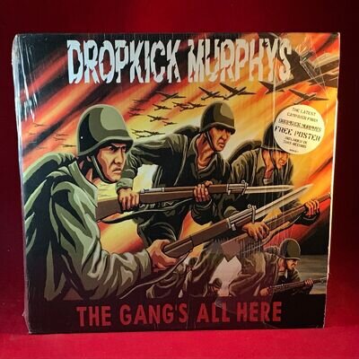 DROPKICK MURPHYS The Gang's All Here 1999 US vinyl LP + INSERT + POSTER original