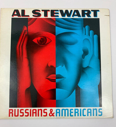 AL STEWART - RUSSIANS & AMERICANS - ORIGINAL VINYL ALBUM - IMPORT - 1984.