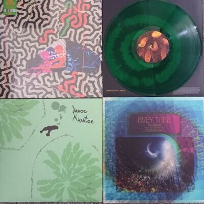 Animal Collective ‎Vinyl Bundle Danse Manatee, Tangerine Reef Green, Eucalyptus