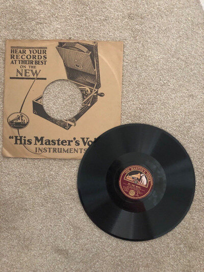 Antique 78rpm Shellac 10" Record. His Masters Voice. Mitzi/ What you do.