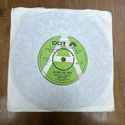 Soundtrack Anita Kerr On Days Like These Dot DEMO DOT127 Italian Job