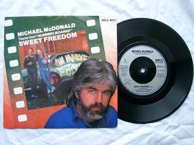 MICHAEL McDONALD - Sweet Freedom 7" - 1986 UK - Film Theme To "Running Scared"