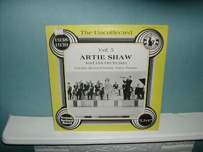 Artie Shaw-The uncollected vol5 1938/39 LP 1981