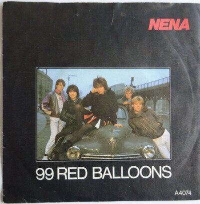 NENA - 99 RED BALLOONS 1983 7" VINYL SINGLE. A4074.