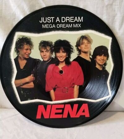 Nena Just A Dream (Mega-Dream Mix) Picture Disc 10" Vinyl Record WA 3249 - VG+