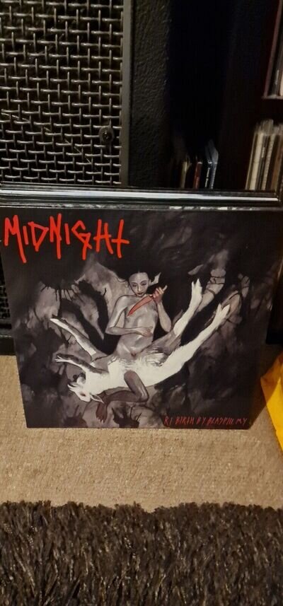 Midnight Rebirth By Blasphemy Marble Grey VINYL