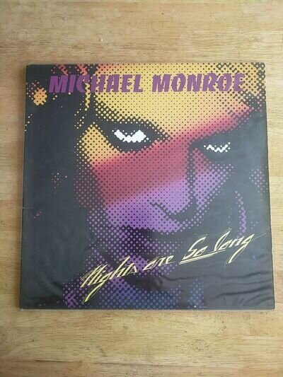 Michael Monroe 12" LP Nights Are So Long On Yahoo Record Label