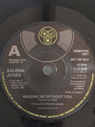 Salena Jones - Imagine Me Without You (7", Promo) (Very Good Plus (VG+))