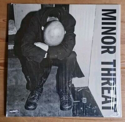 Minor Threat S/T Silver Vinyl LP Repress Dischord Records DISCHORD No.12 2022