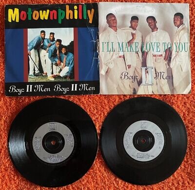 Boyz II Men - Two 7" Singles - Motownphilly / I'll Make Love To You (UK)