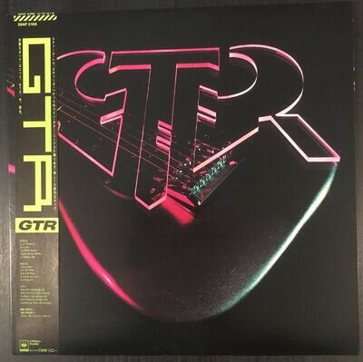 GTR - GTR - Vinyl LP Record Album - Japan - OBI - Inserts - Prog Rock - 1986