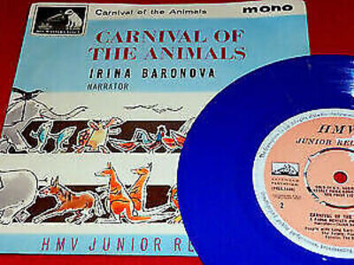 Camille Saint-Saëns, Irina Baronova - Carnival Of The Animals (7", EP, Mono, ...