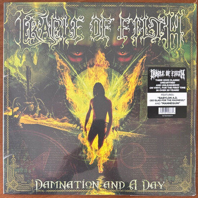 Cradle Of Filth ‎– Damnation And A Day - 2 × Vinyl, LP, Album, Reissue, NEW