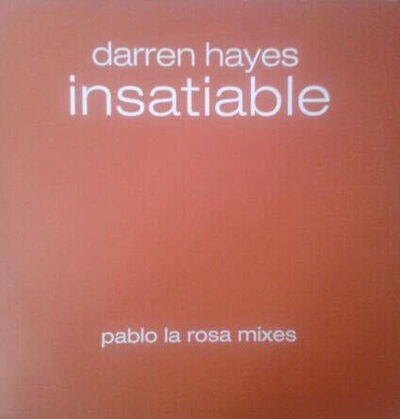 Darren Hayes - Insatiable Pablo La Rosa Mixes - Used Vinyl - Promo - P6999z