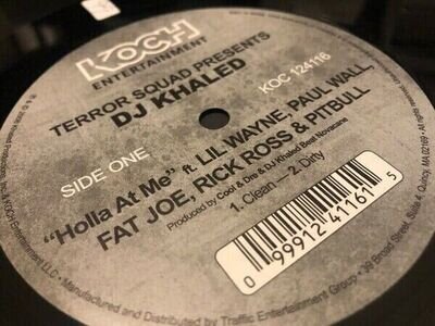 DJ Khaled – Holla At Me US 12" Koch Records – KOC124116