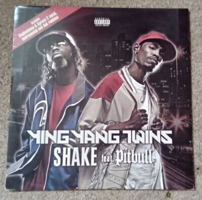 YING YANG TWINS SHAKE FEATURING PITBULL - ORIGINAL UK 12" VINYL WITH SLEEVE