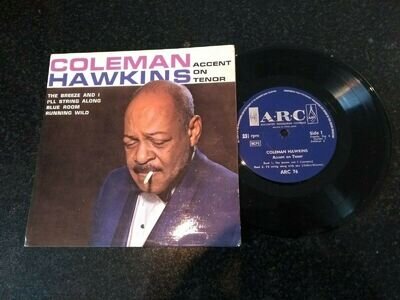 COLEMAN HAWKINS "ACCENT ON TENOR" 1965 UK 7" EP EX