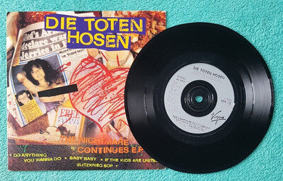 Die Toten Hosen – The Nightmare Continues E.P. .. 1992 UK 7" single (Ramones) NM