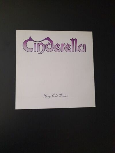 CINDERELLA on VINYL: LONG COLD WINTER, 1988, Vertigo VERH 59. EX.