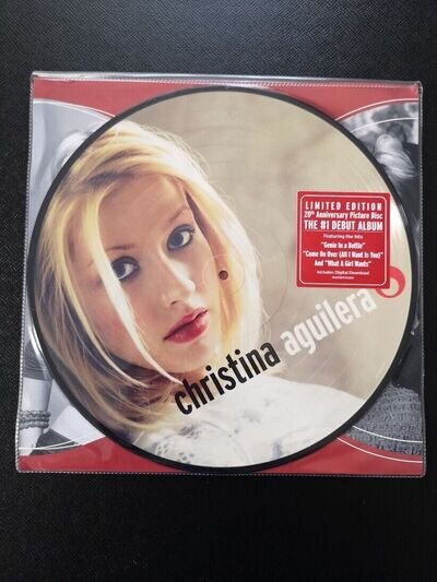 Christina Aguilera 20th Anniversary Picture Disc Vinyl LP Limited Edition