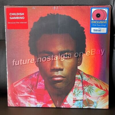 Childish Gambino BECAUSE THE INTERNET 2022 Limited Edition PINK VINYL 2LP SEALED