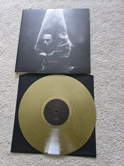 Editors In Dream Limited Ed. Gold 180 gram Vinyl LP + Prints Excellent