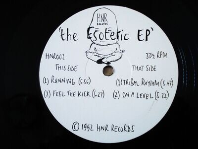 Chris Energy The Esoteric EP Running 4 Track UK 12'' EP HNR 001 1992 EX