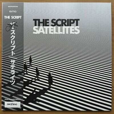 The Script Satellites Signed Obi Numbered Edition Vinyl LP. BMG. 1 of 300.