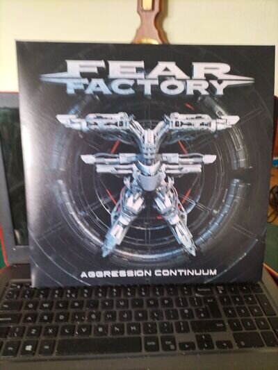 Fear Factory Aggression Continuum 2LP EYESORE EXCLUSIVE Transparent Blue Vinyl